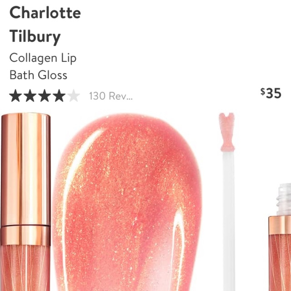 NIB Charlotte Tilbury Collagen Lip Bath Gloss